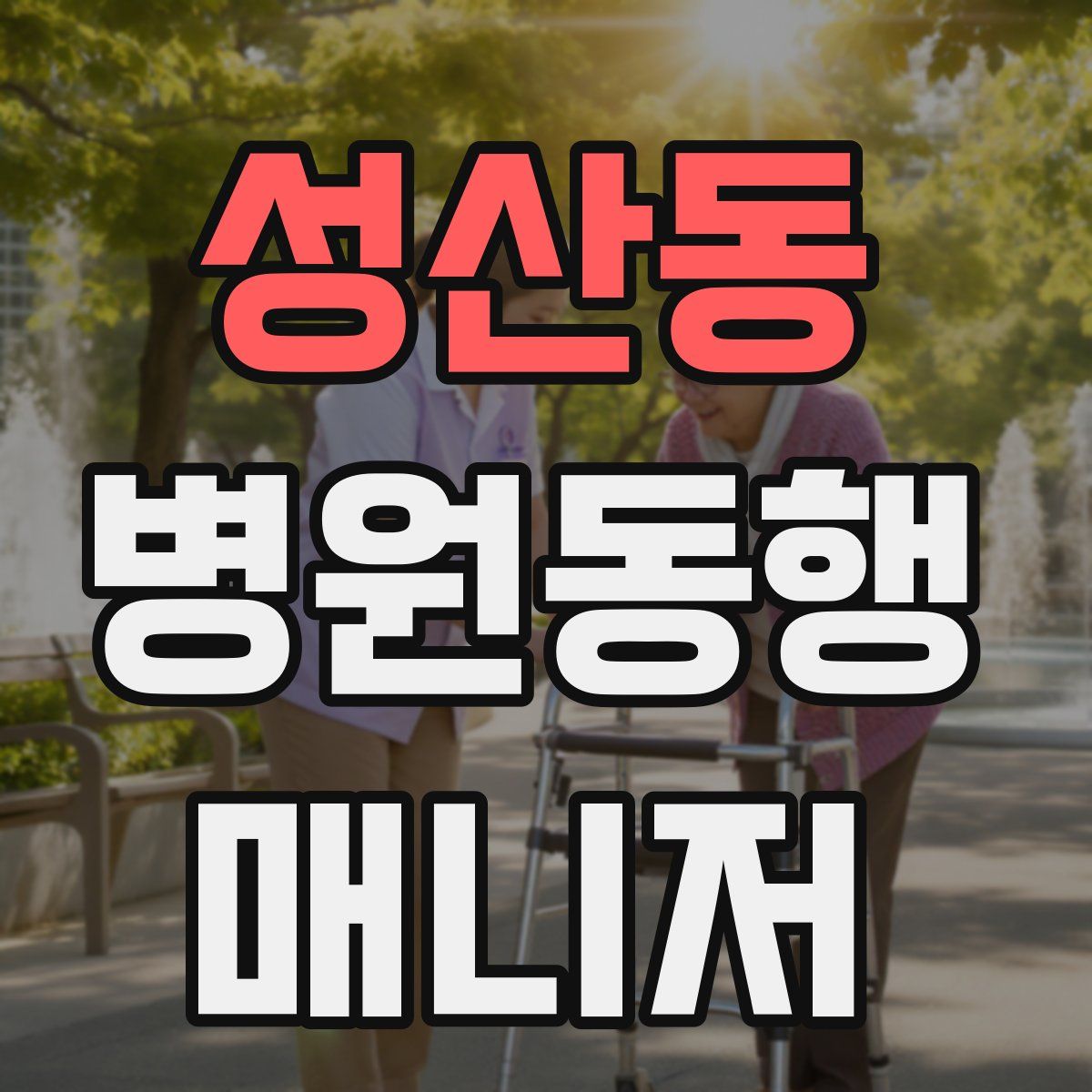 성산동 병원동행매니저 자격증