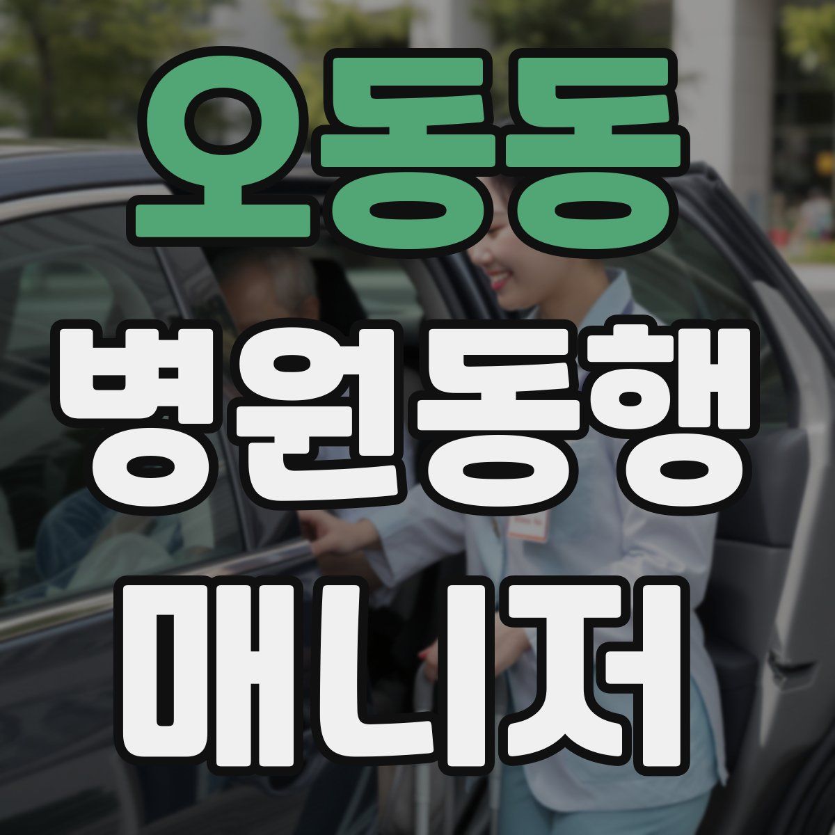 오동동 병원동행매니저 자격증