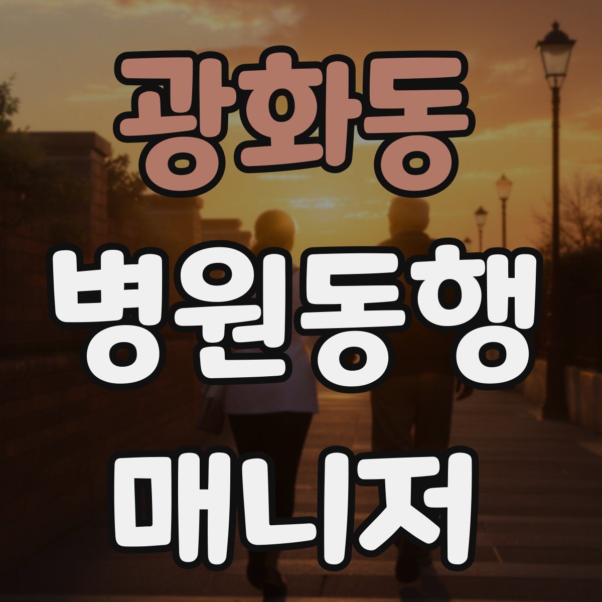 광화동 병원동행매니저 자격증