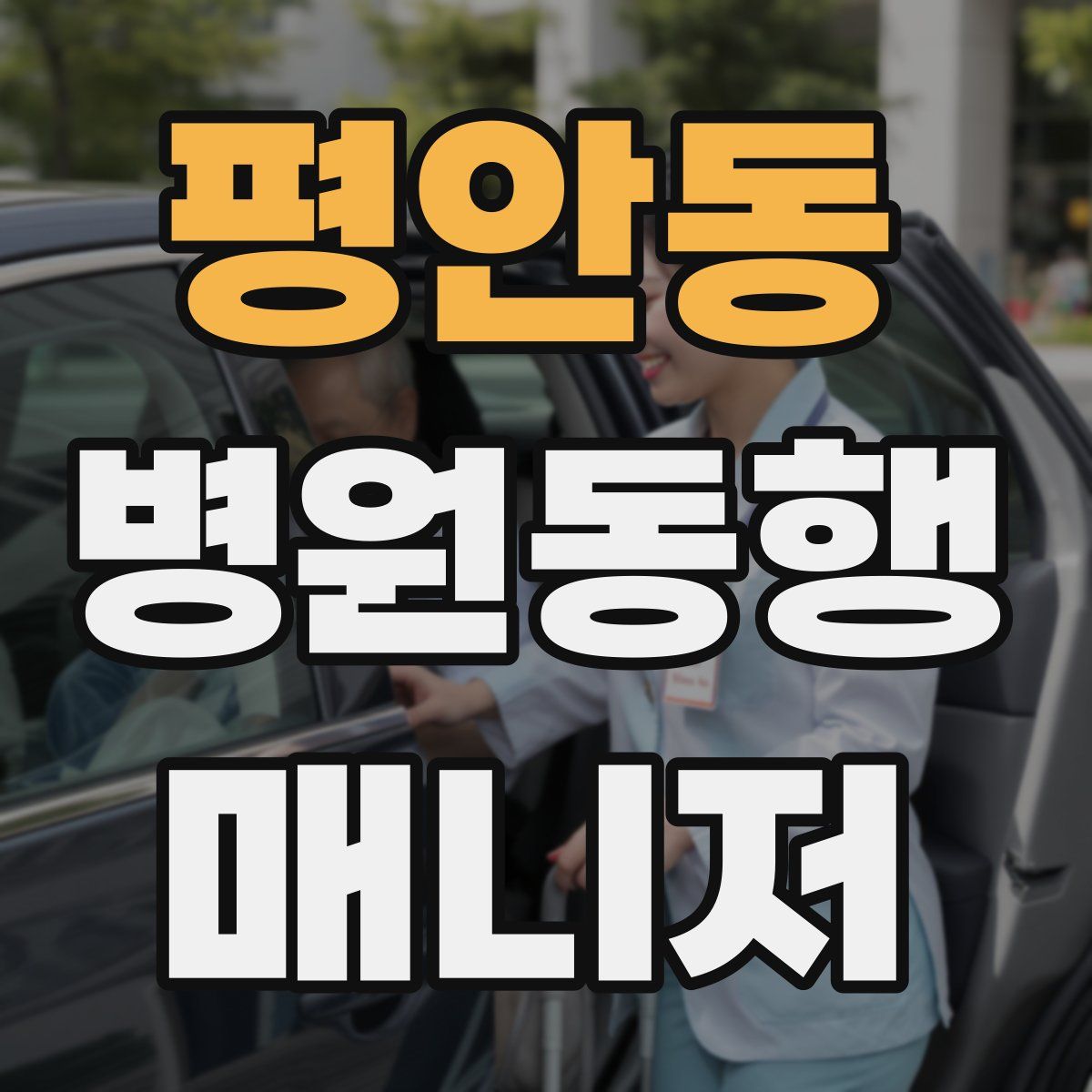 평안동 병원동행매니저 자격증