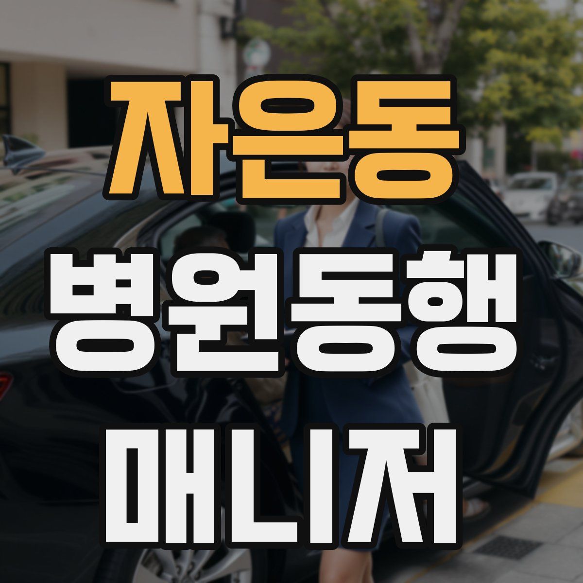 자은동 병원동행매니저 자격증