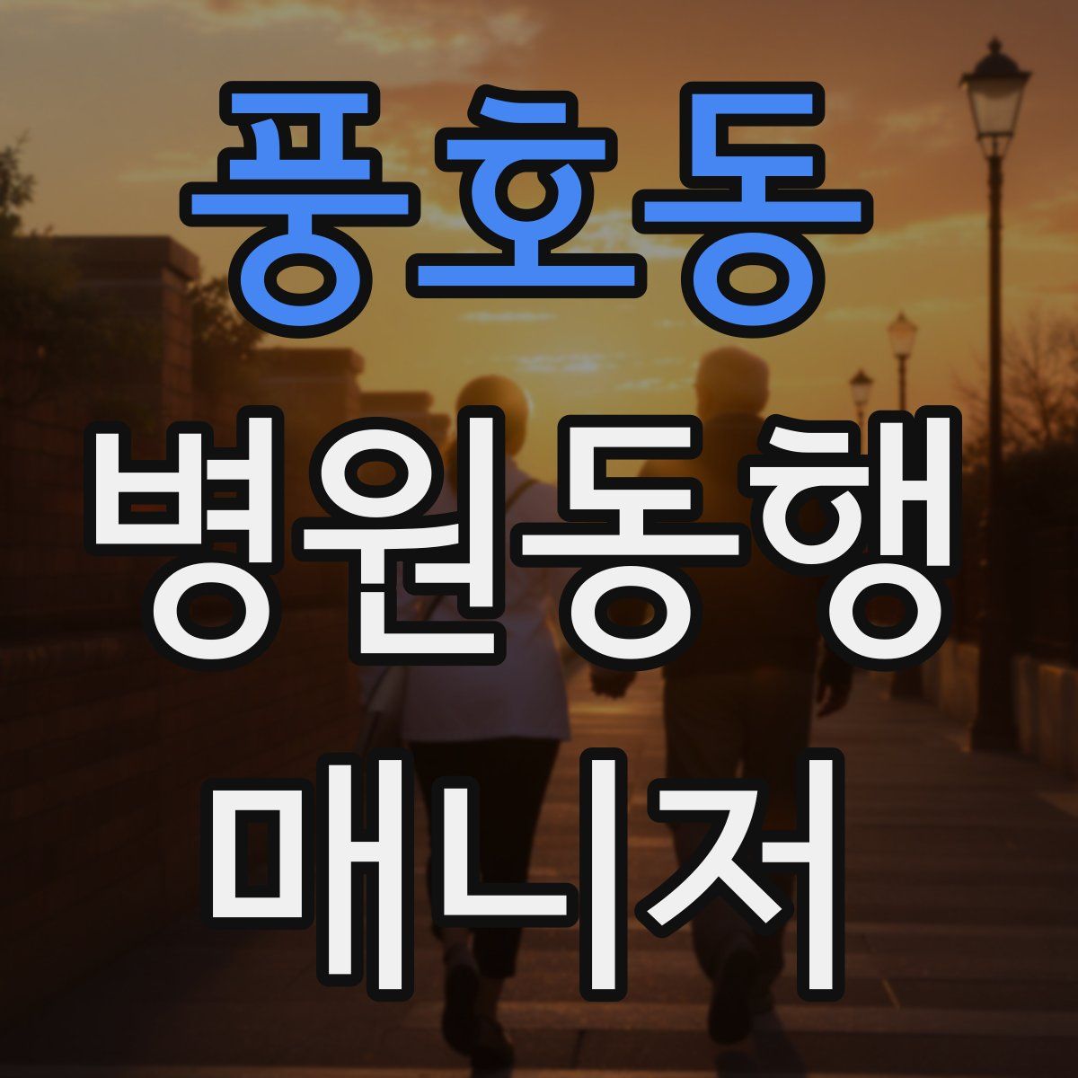 풍호동 병원동행매니저 자격증