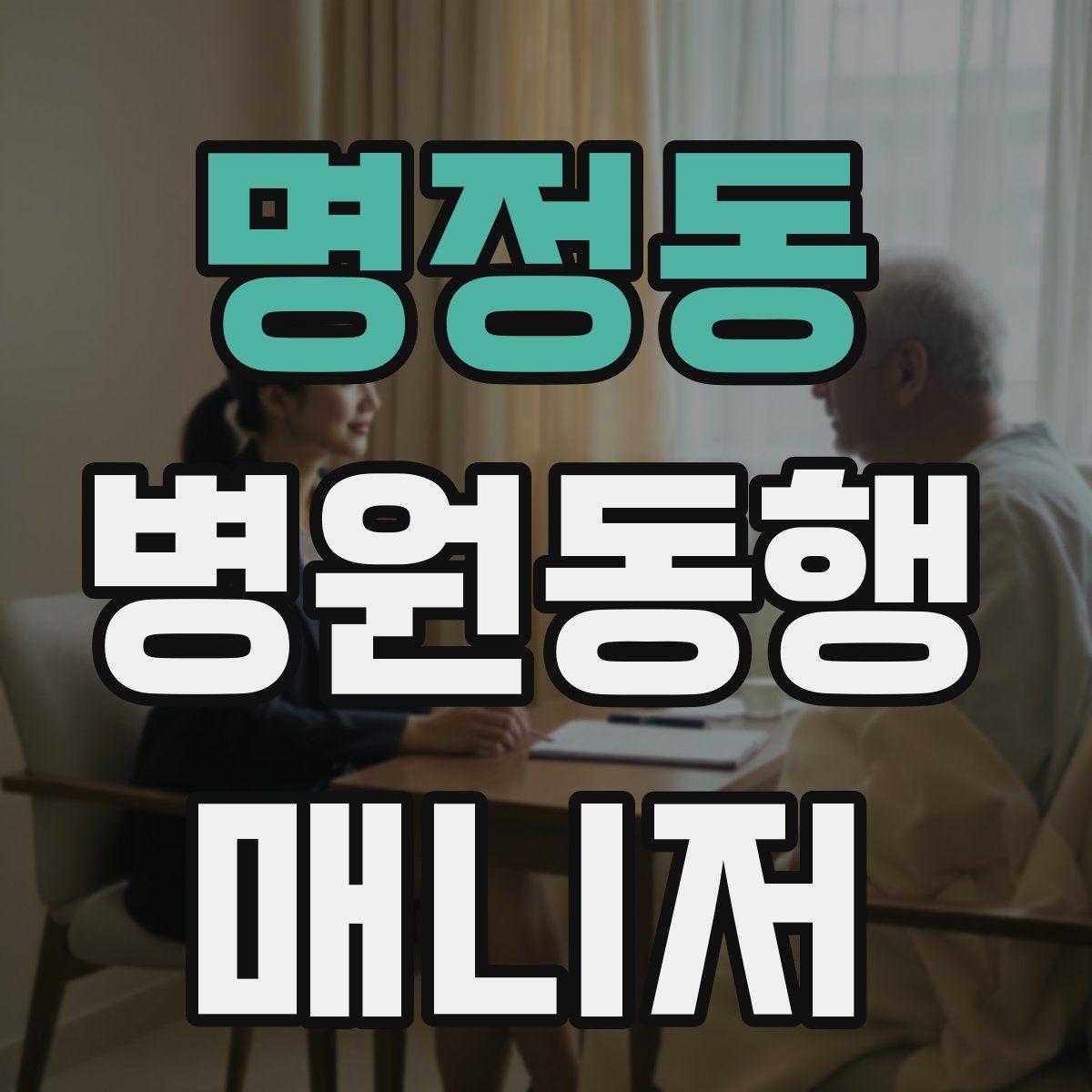 명정동 병원동행매니저 자격증