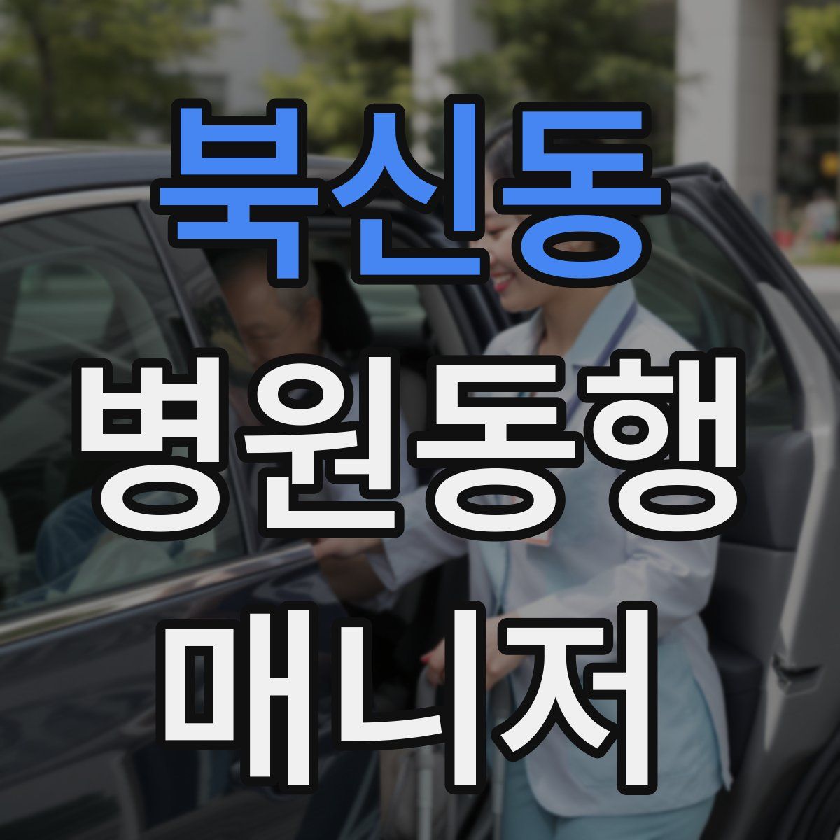 북신동 병원동행매니저 자격증