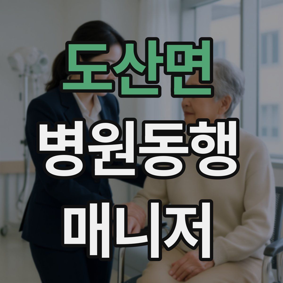 도산면 병원동행매니저 자격증