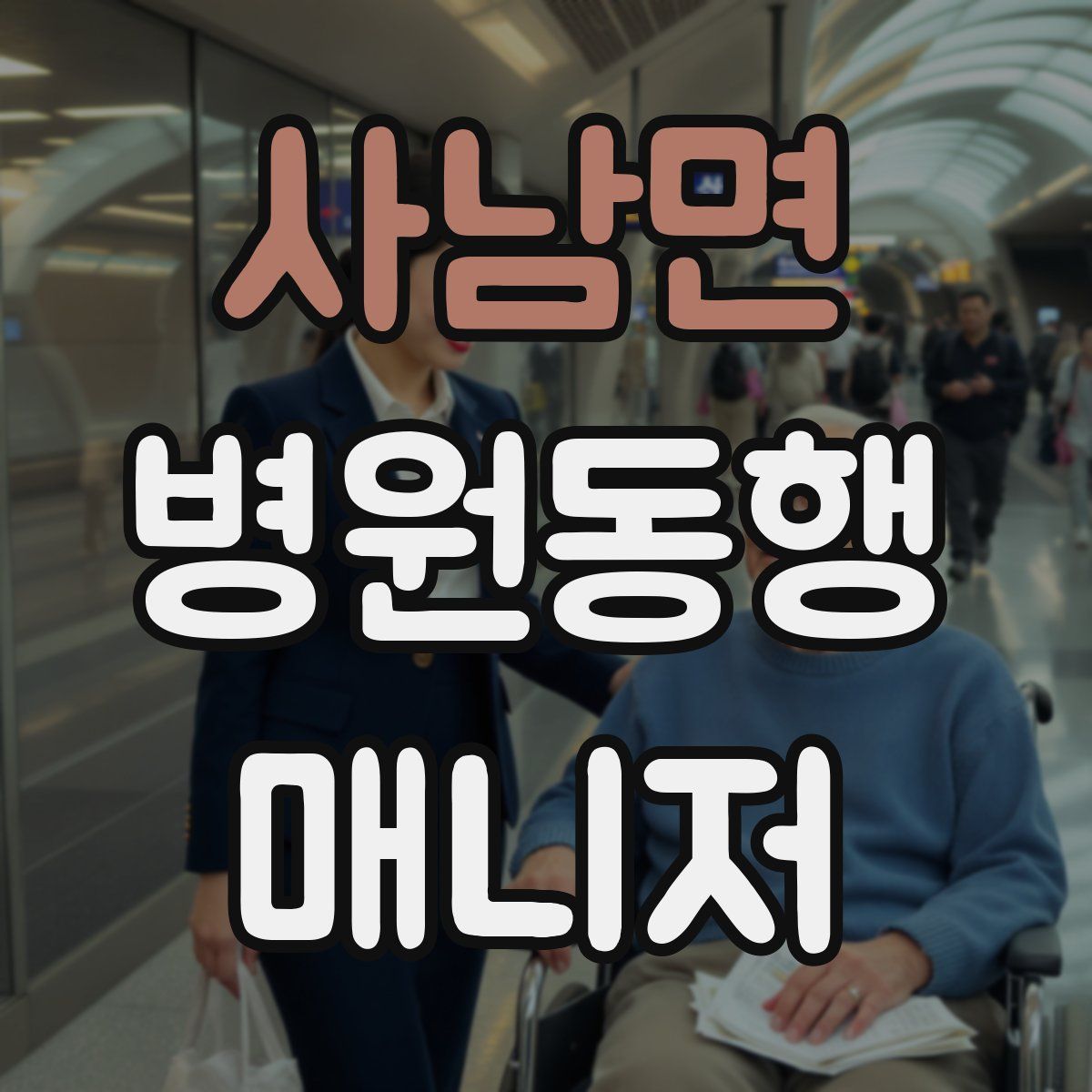 사남면 병원동행매니저 자격증