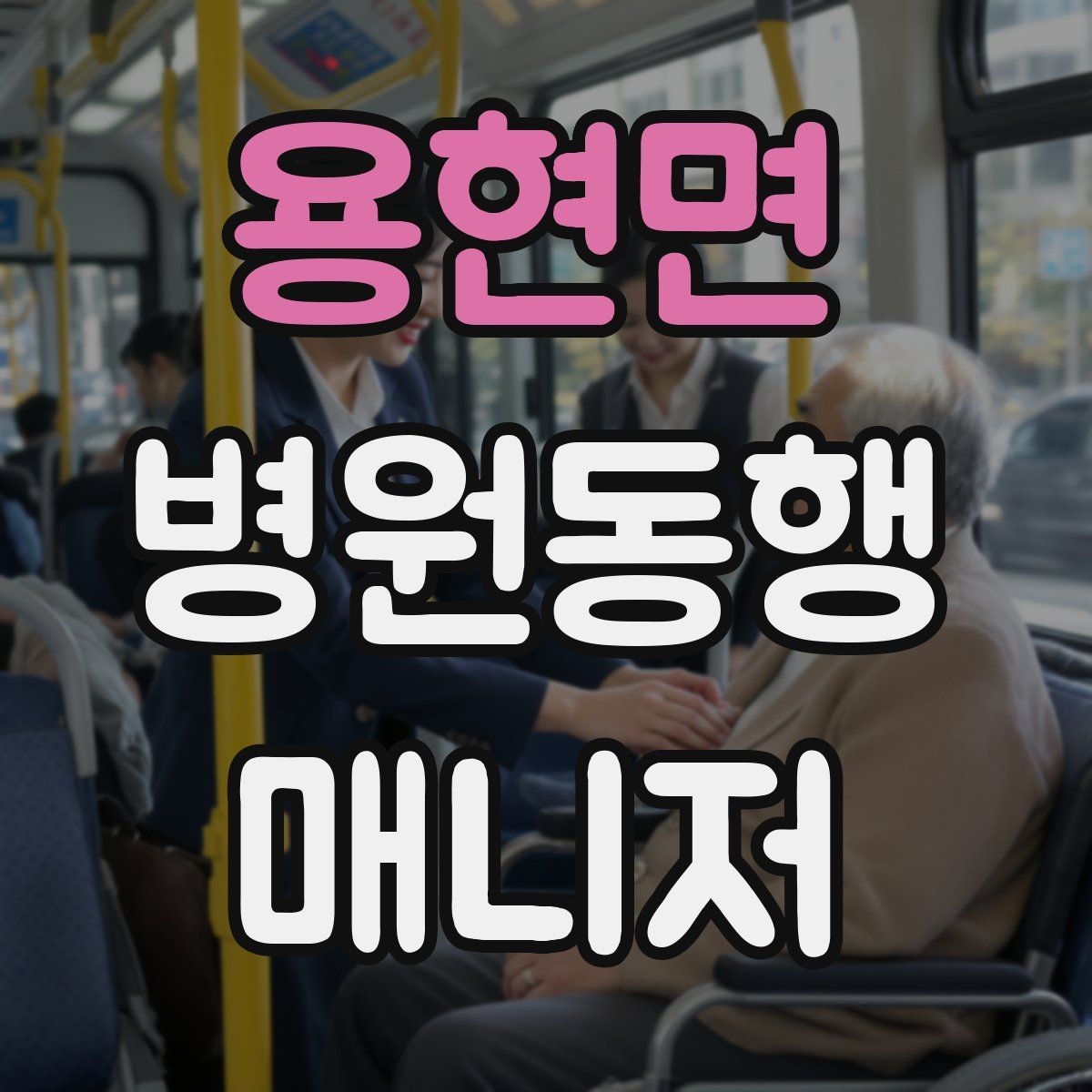용현면 병원동행매니저 자격증 처방전·영수증 정리 요령