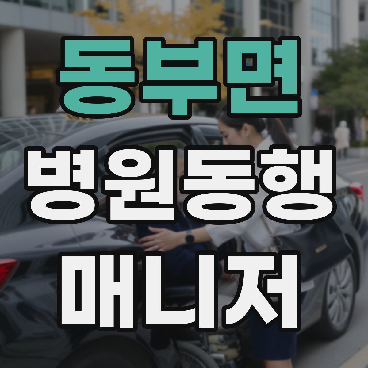 동부면 병원동행매니저 자격증