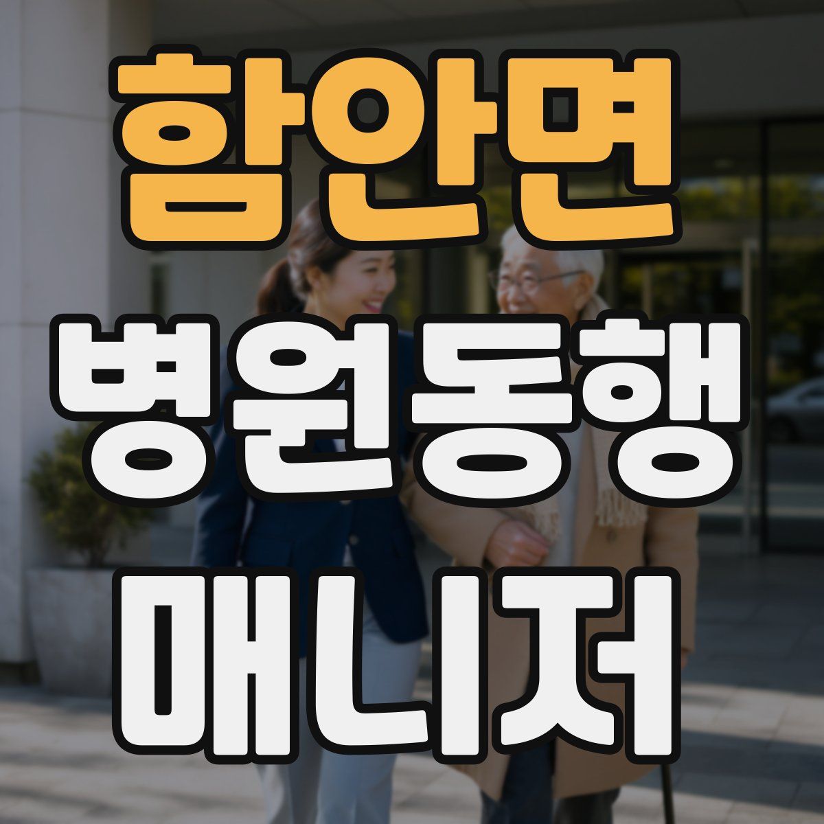 함안면 병원동행매니저 자격증