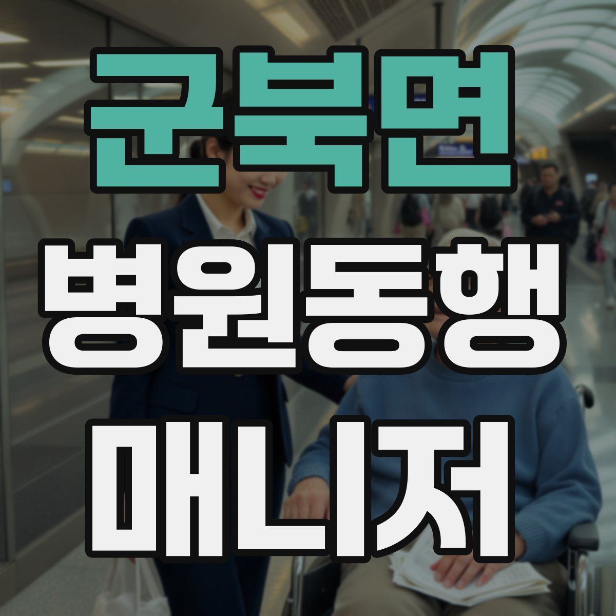군북면 병원동행매니저 자격증