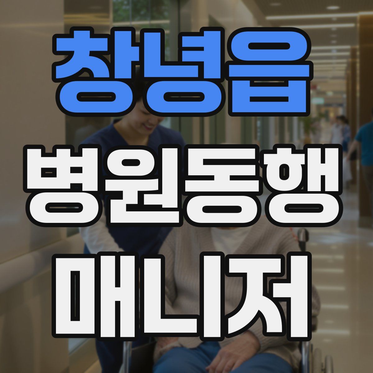 창녕읍 병원동행매니저 자격증