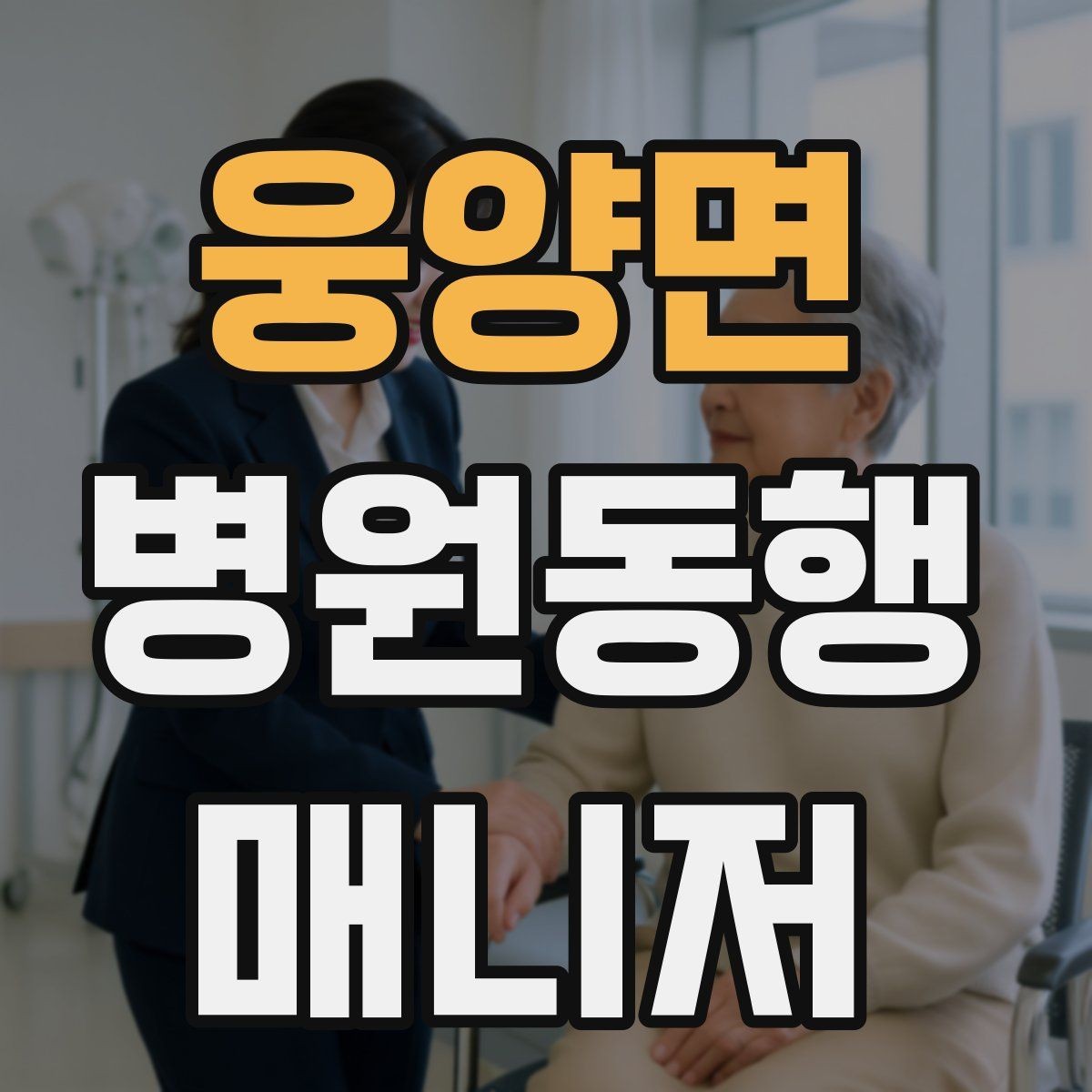 웅양면 병원동행매니저 자격증 물·휴대용 방석 등 준비물이 도움 되는 이유