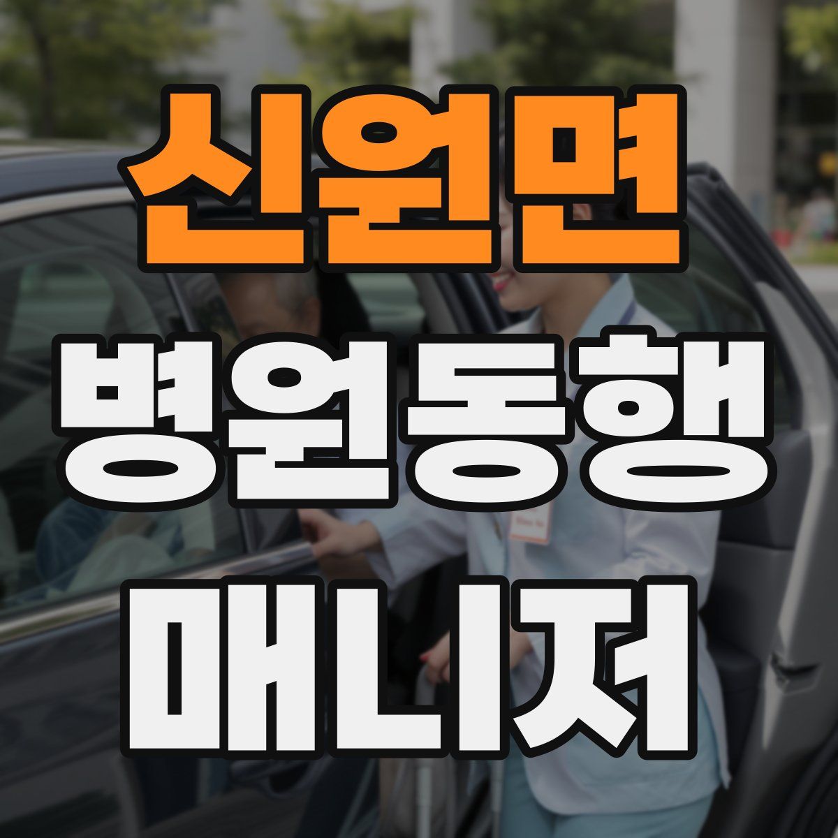 신원면 병원동행매니저 자격증