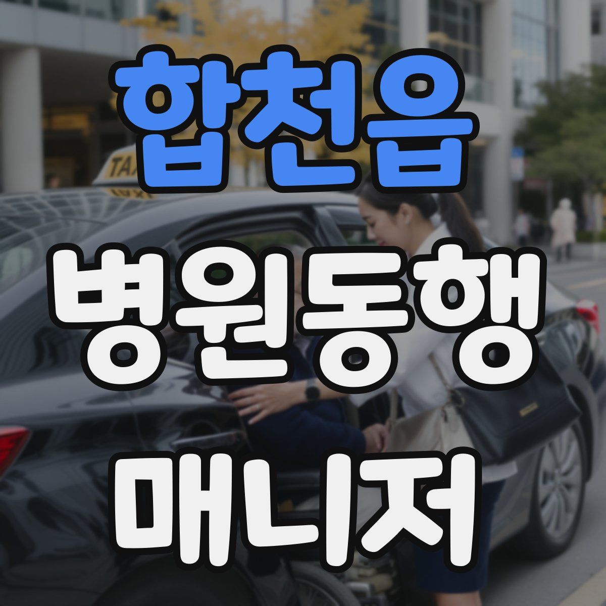 합천읍 병원동행매니저 자격증