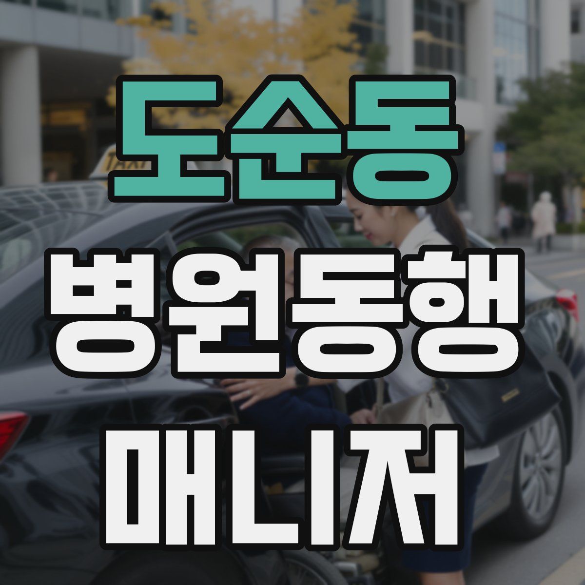 도순동 병원동행매니저 자격증