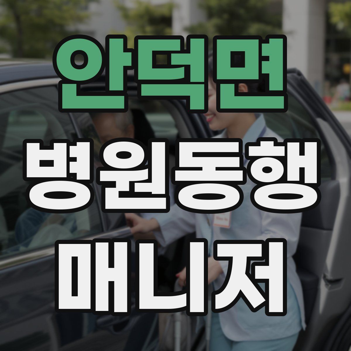 안덕면 병원동행매니저 자격증