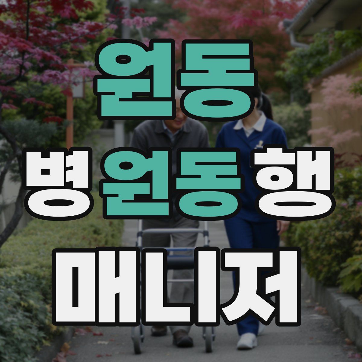 원동 병원동행매니저 자격증