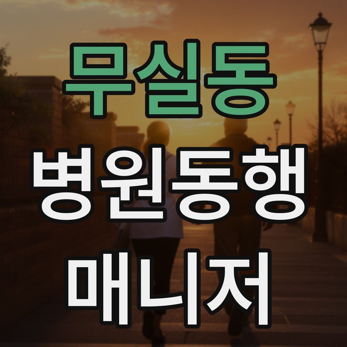 무실동 병원동행매니저 자격증 동행 범위 문구를 깔끔하게 정리하기