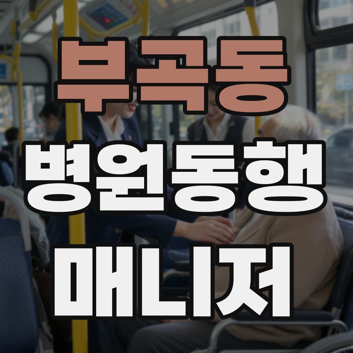 부곡동 병원동행매니저 자격증