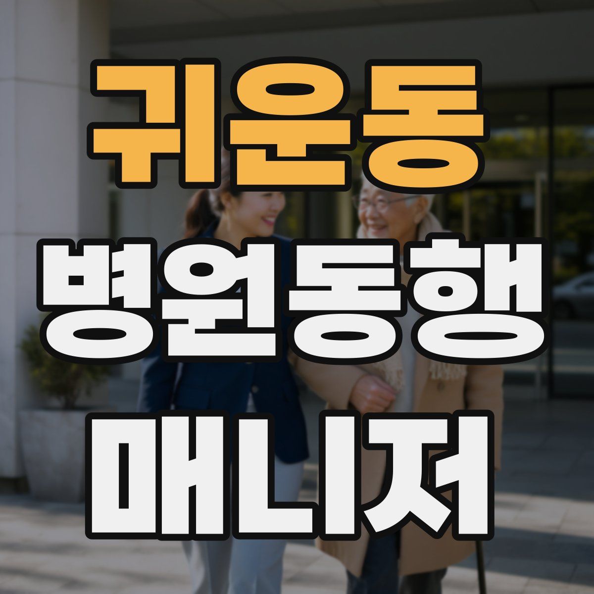 귀운동 병원동행매니저 자격증