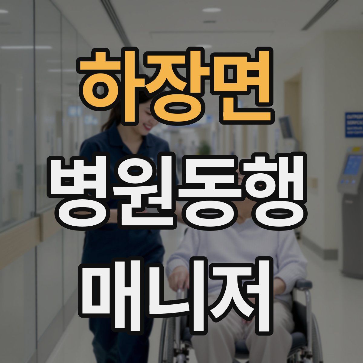 하장면 병원동행매니저 자격증