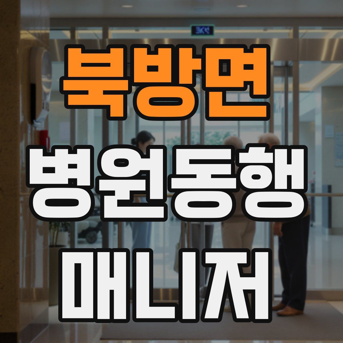 북방면 병원동행매니저 자격증