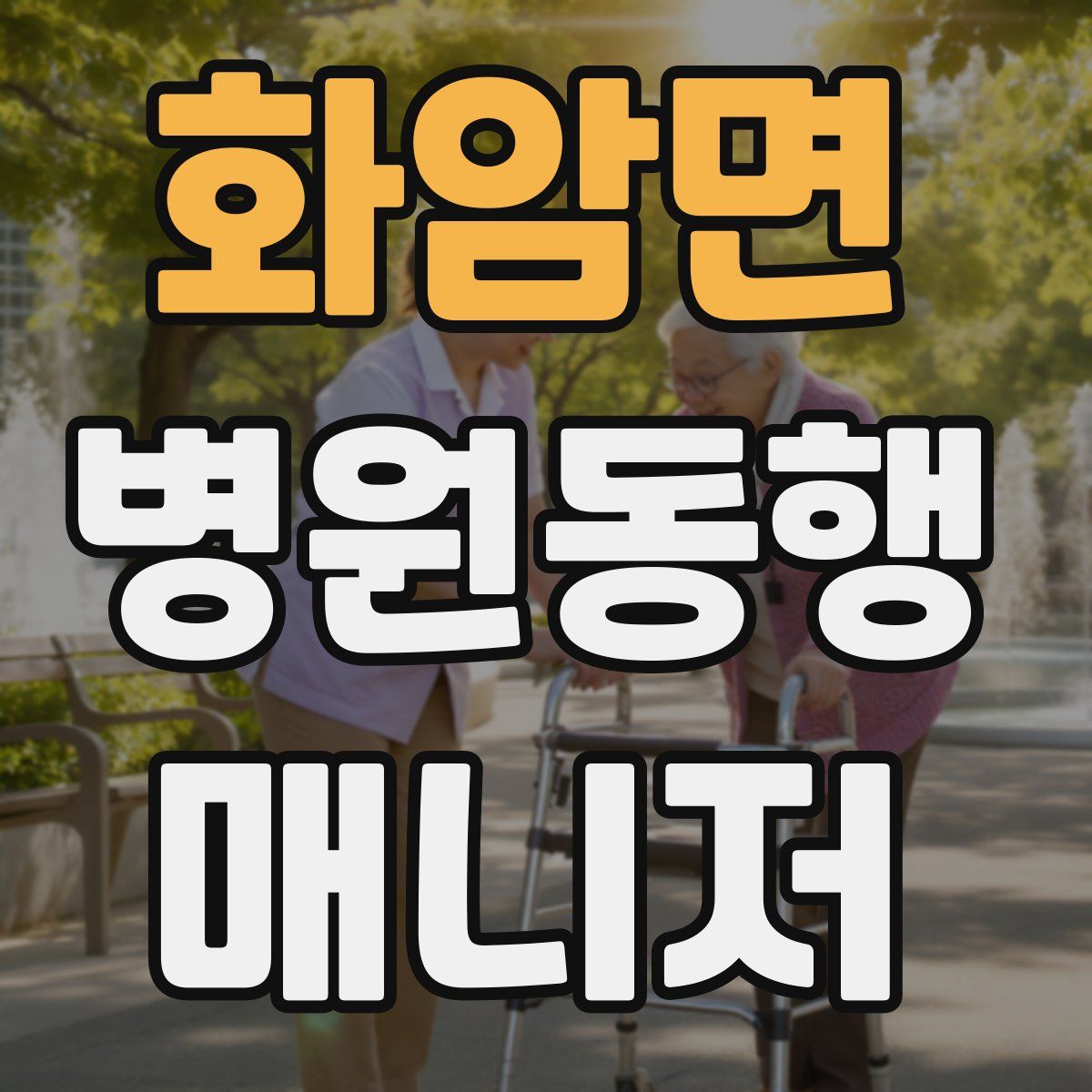 화암면 병원동행매니저 자격증