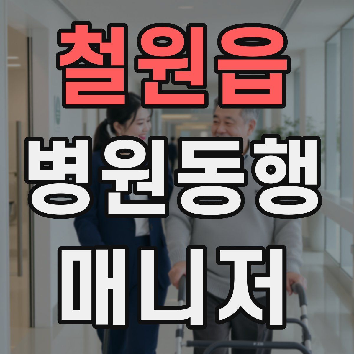 철원읍 병원동행매니저 자격증