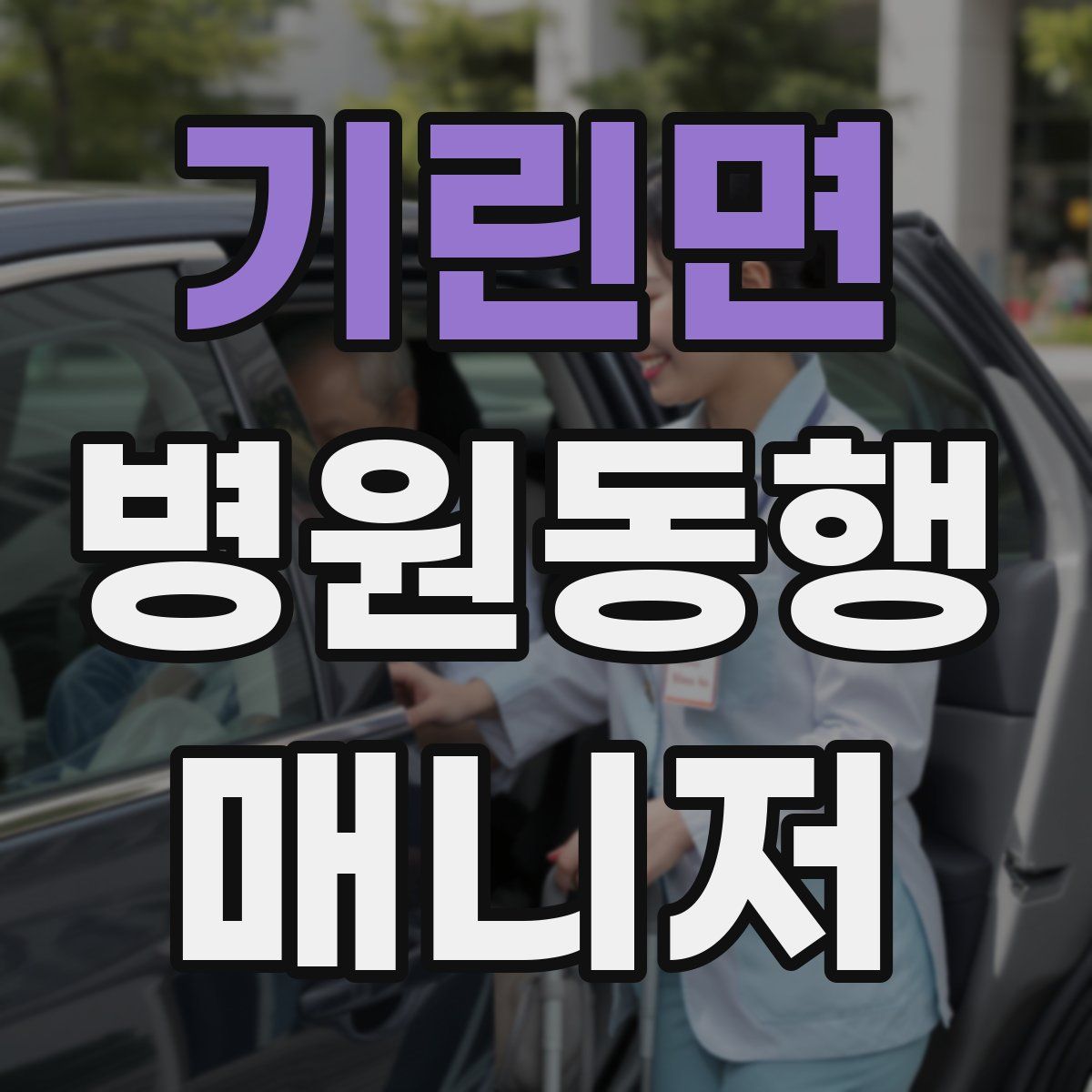 기린면 병원동행매니저 자격증