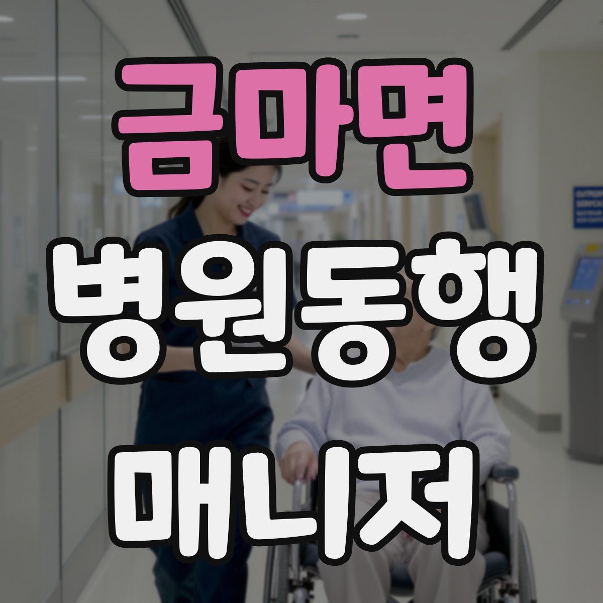 금마면 병원동행매니저 자격증