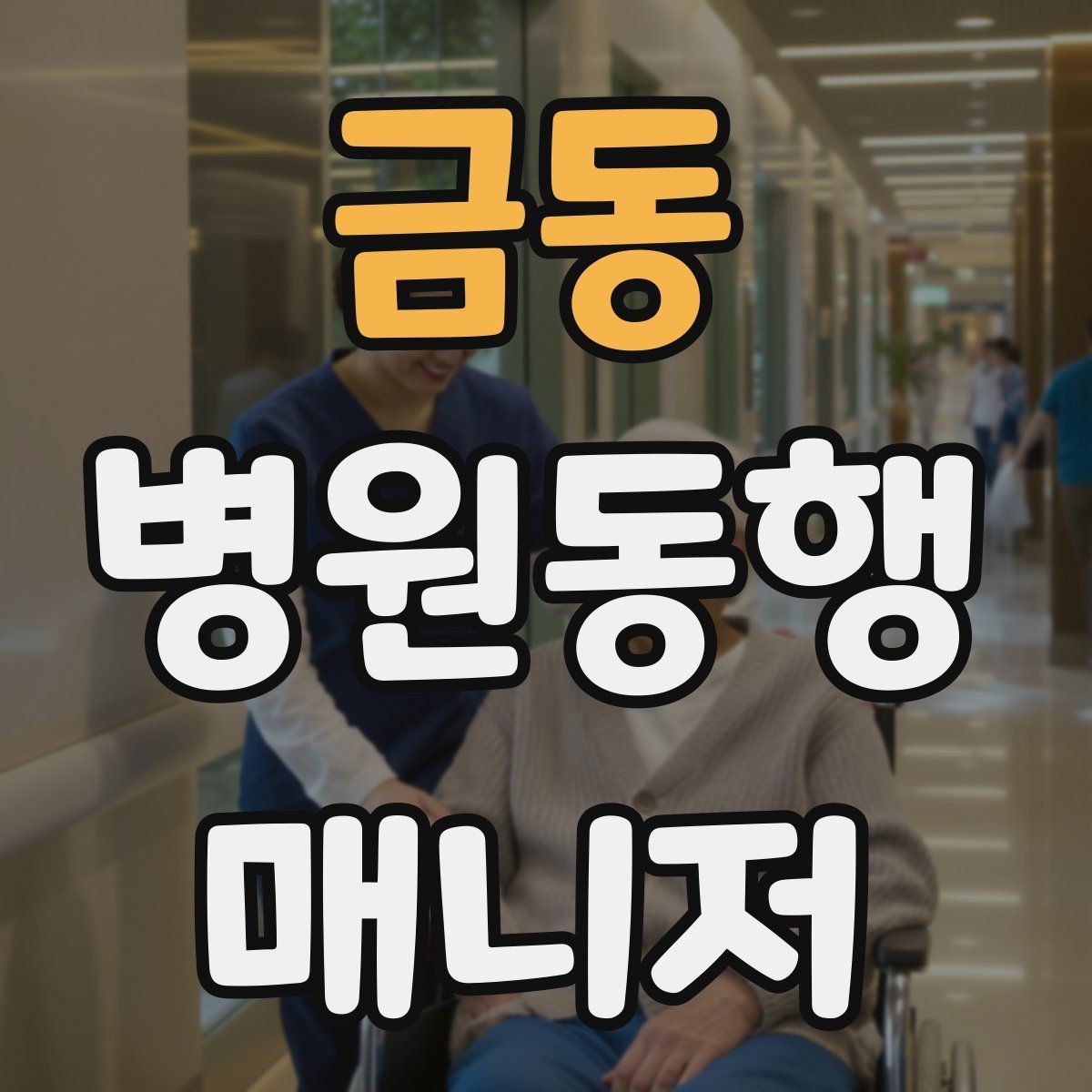 금동 병원동행매니저 자격증 동행 서비스가 필요한 대표 상황