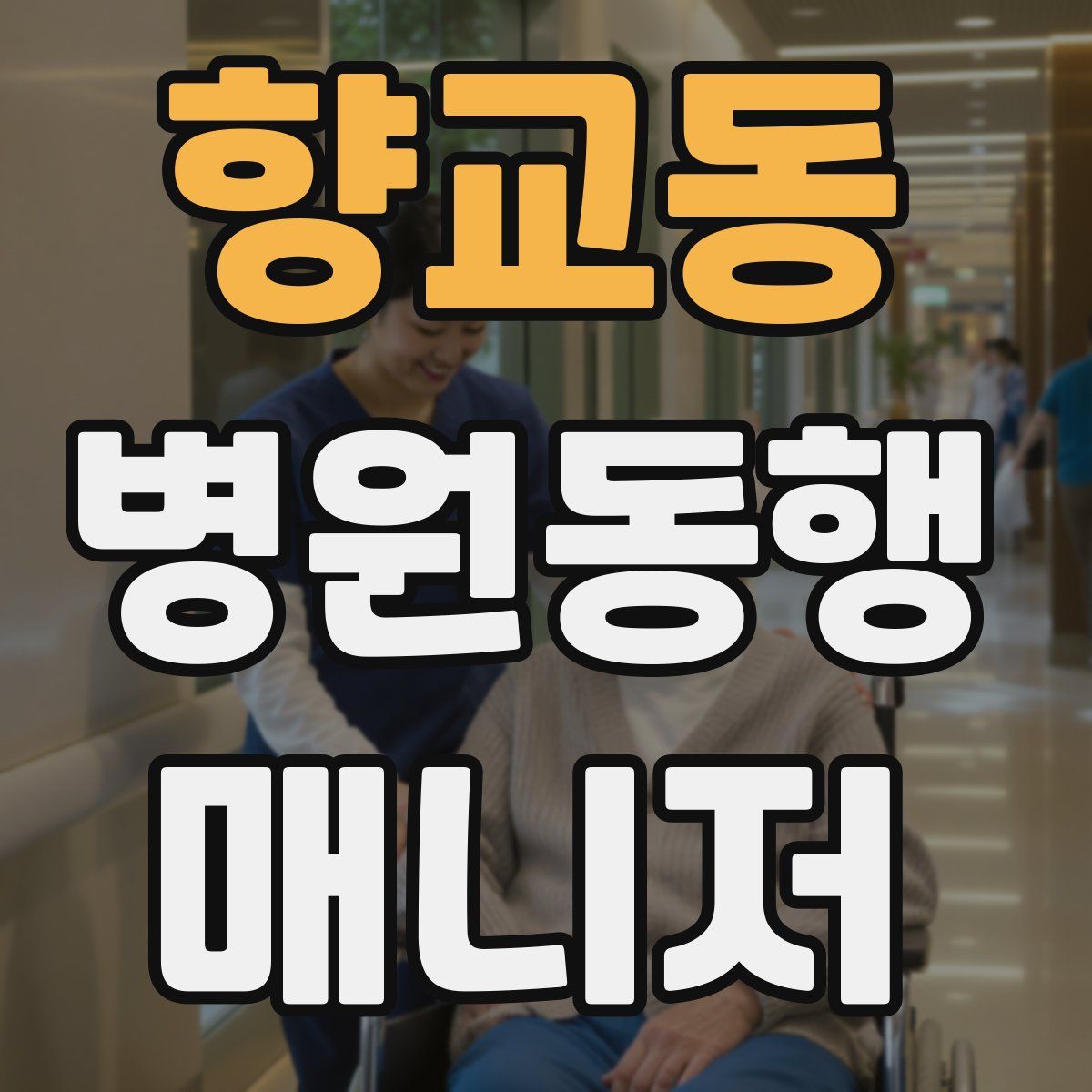 향교동 병원동행매니저 자격증