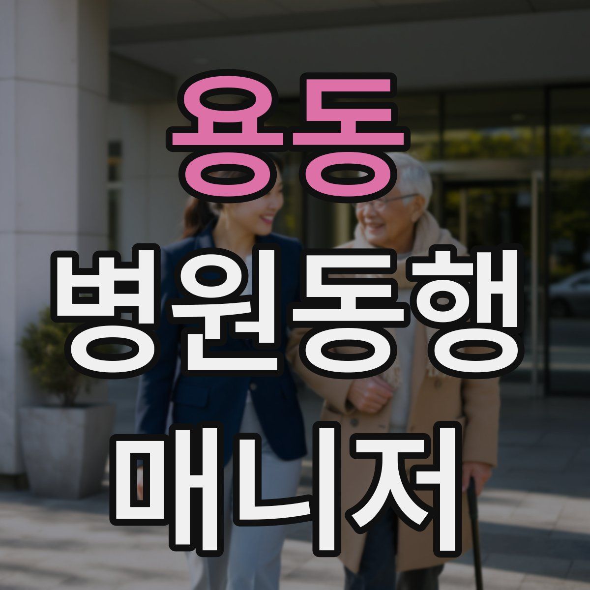 용동 병원동행매니저 자격증