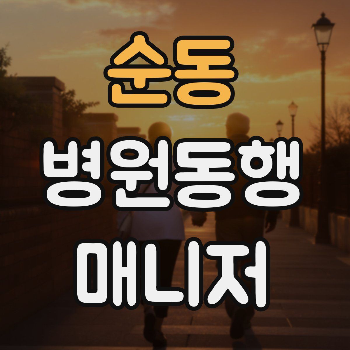 순동 병원동행매니저 자격증