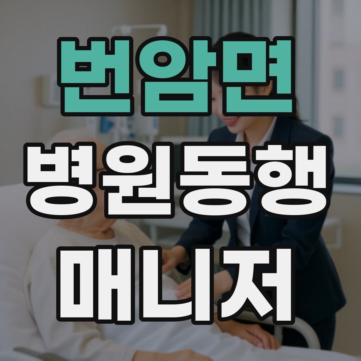 번암면 병원동행매니저 자격증 병원동행을 전문적으로 시작하는 방법