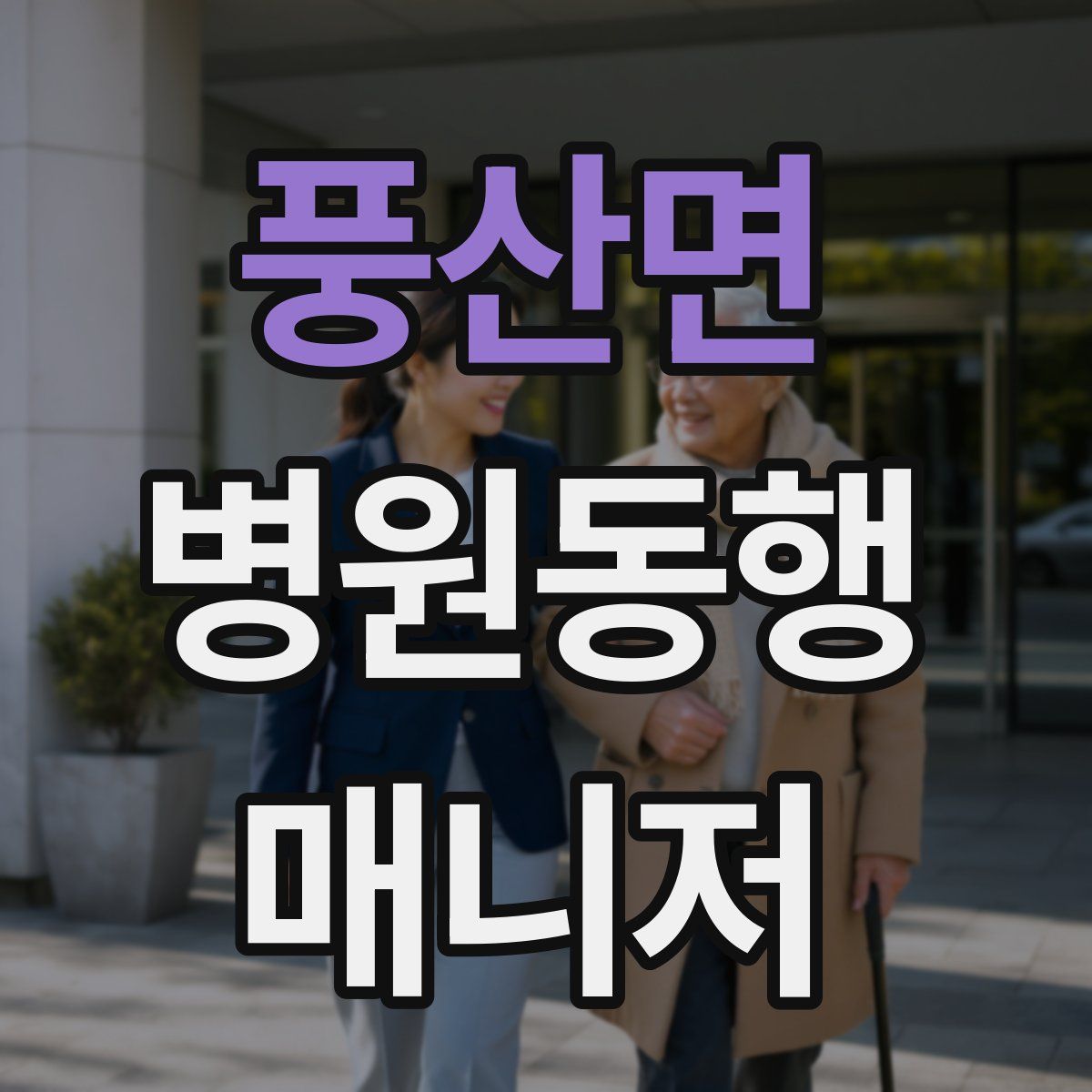 풍산면 병원동행매니저 자격증