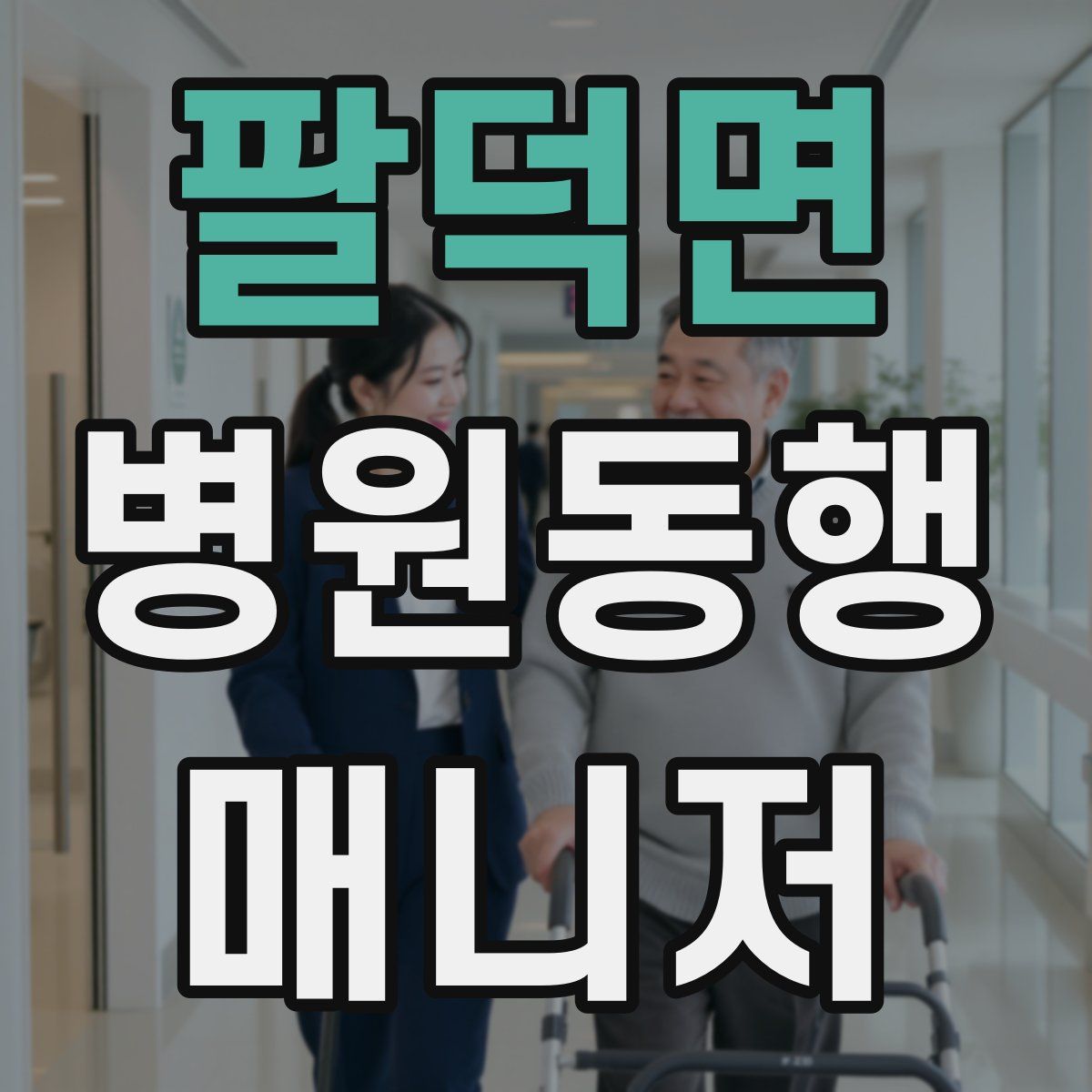 팔덕면 병원동행매니저 자격증