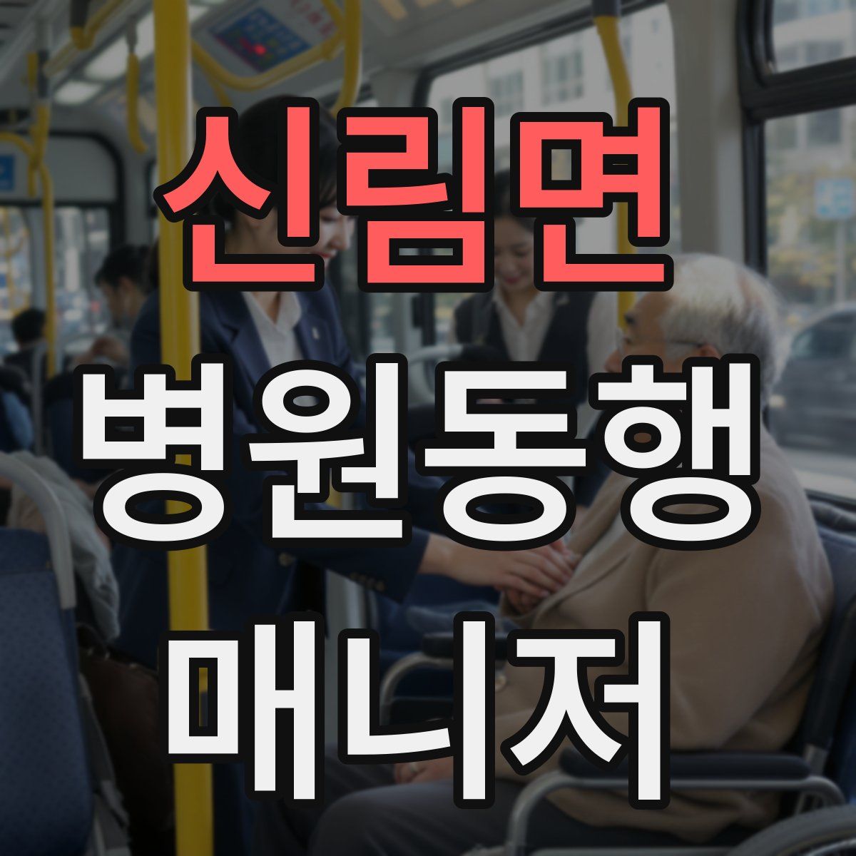 신림면 병원동행매니저 자격증