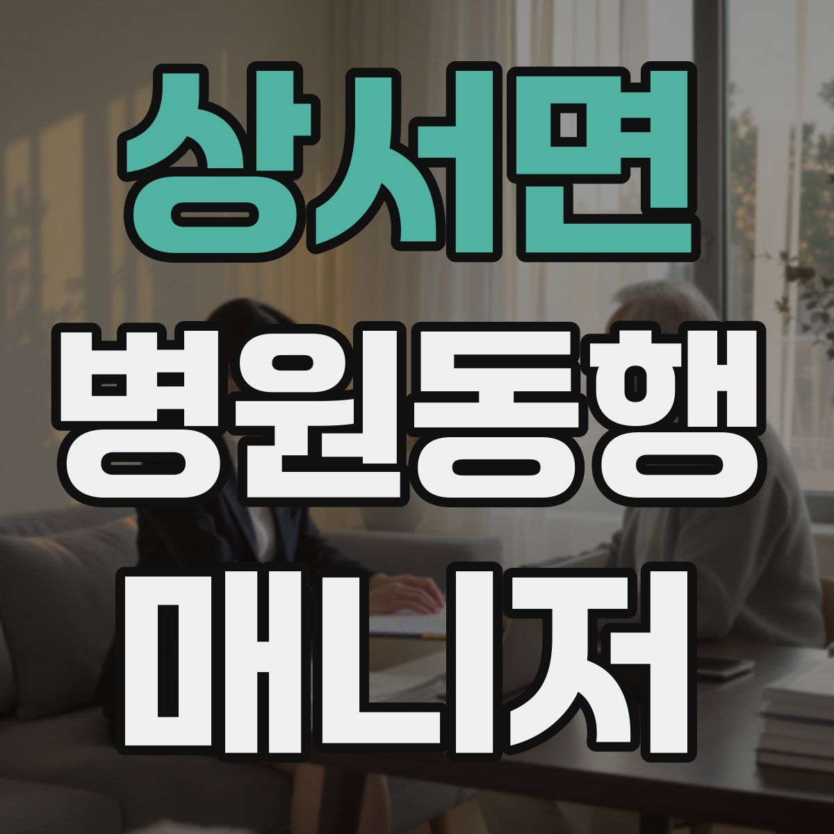 상서면 병원동행매니저 자격증