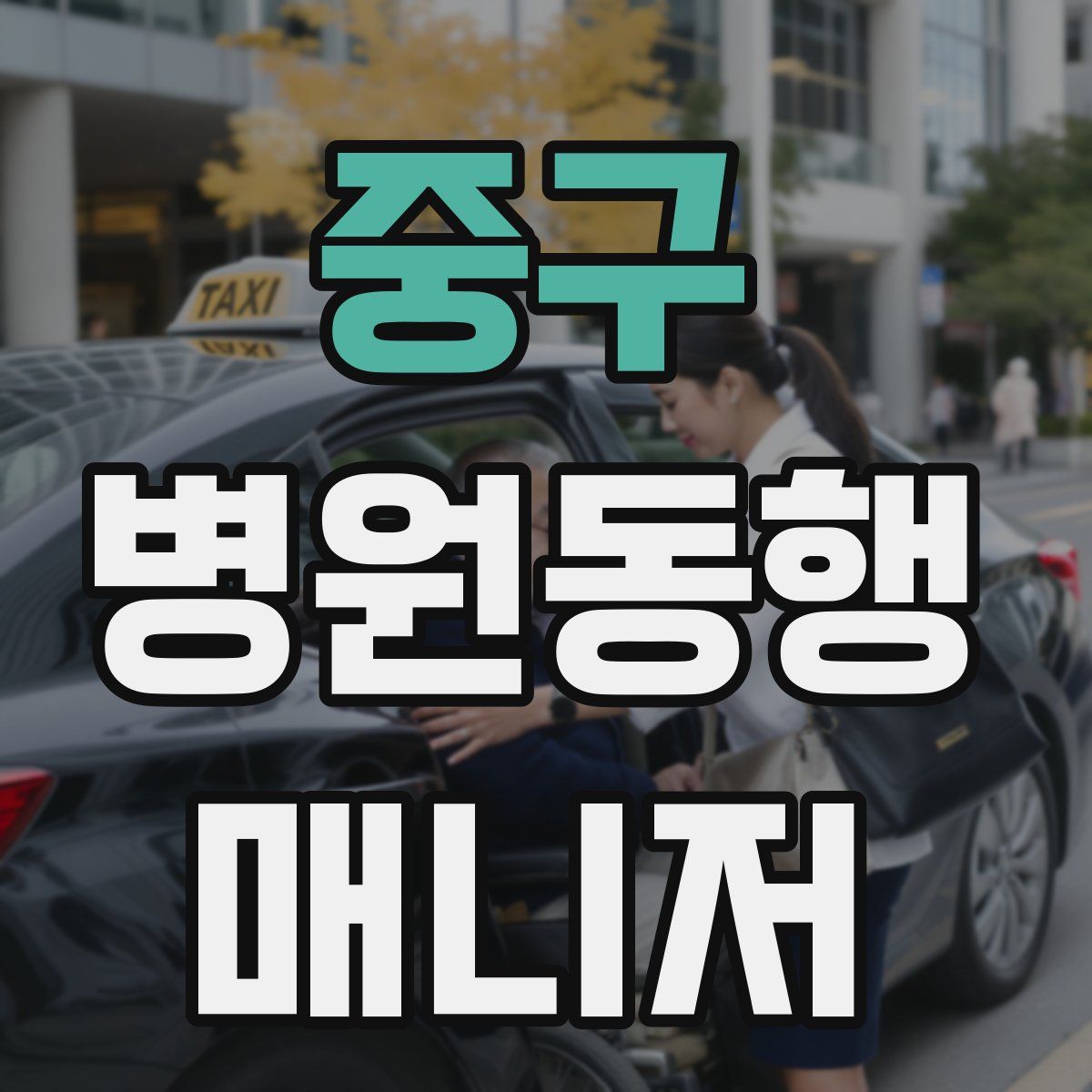 중구 병원동행매니저 자격증