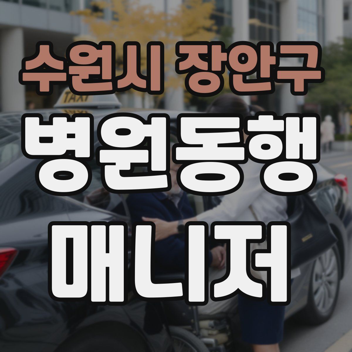 수원시 장안구 병원동행매니저 자격증