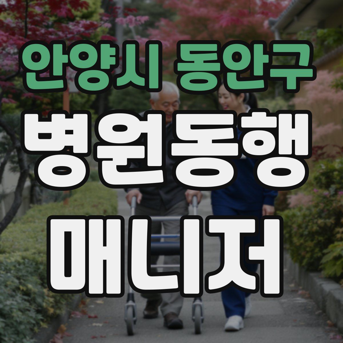 안양시 동안구 병원동행매니저 자격증
