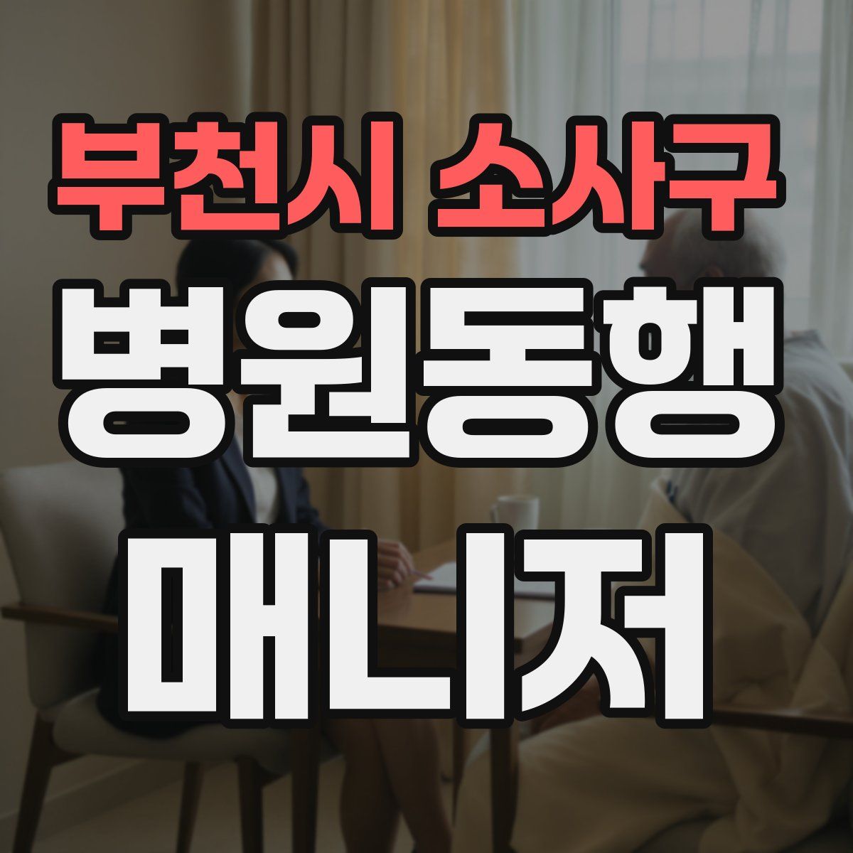 부천시 소사구 병원동행매니저 자격증