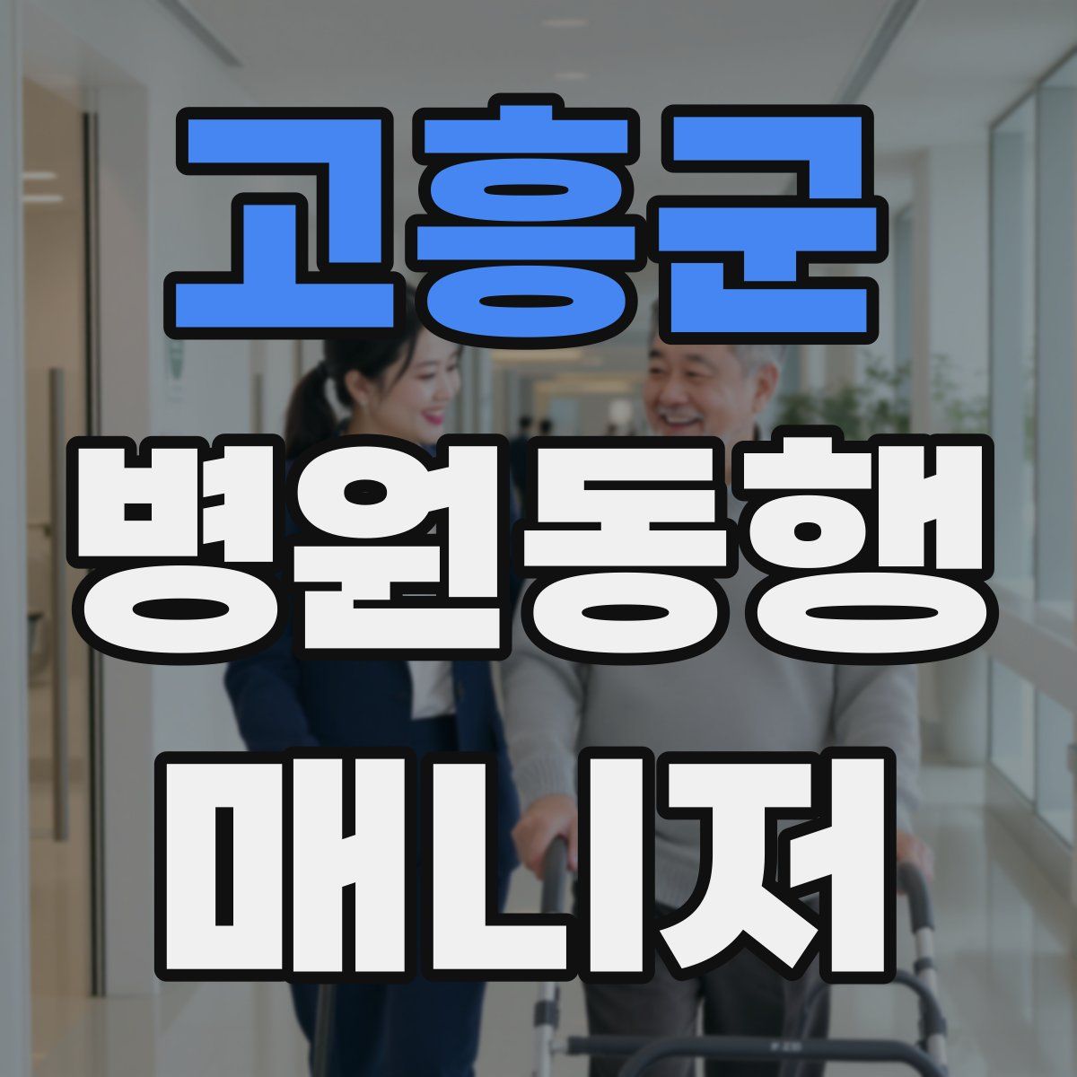 고흥군 병원동행매니저 자격증