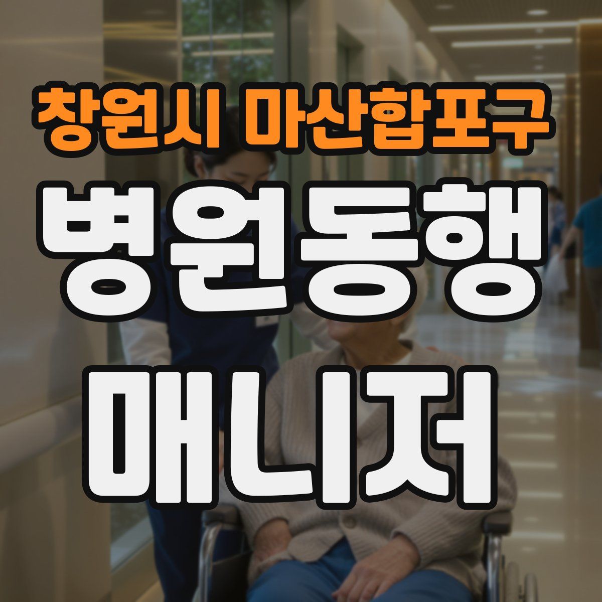 창원시 마산합포구 병원동행매니저 자격증