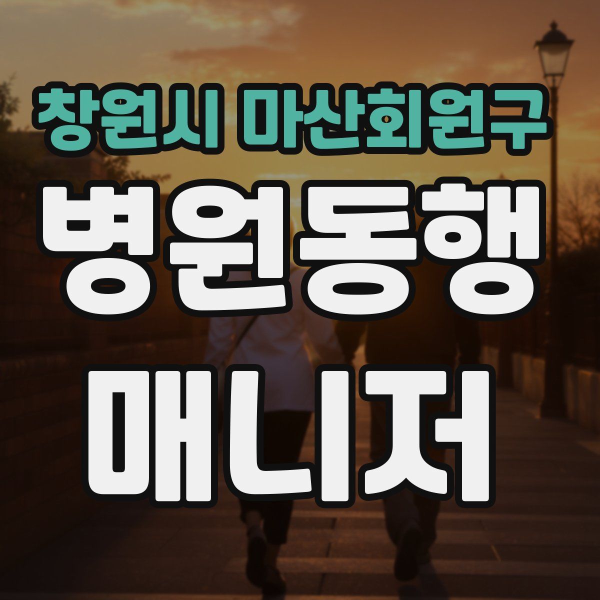 창원시 마산회원구 병원동행매니저 자격증