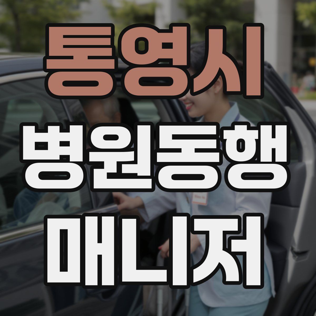 통영시 병원동행매니저 자격증