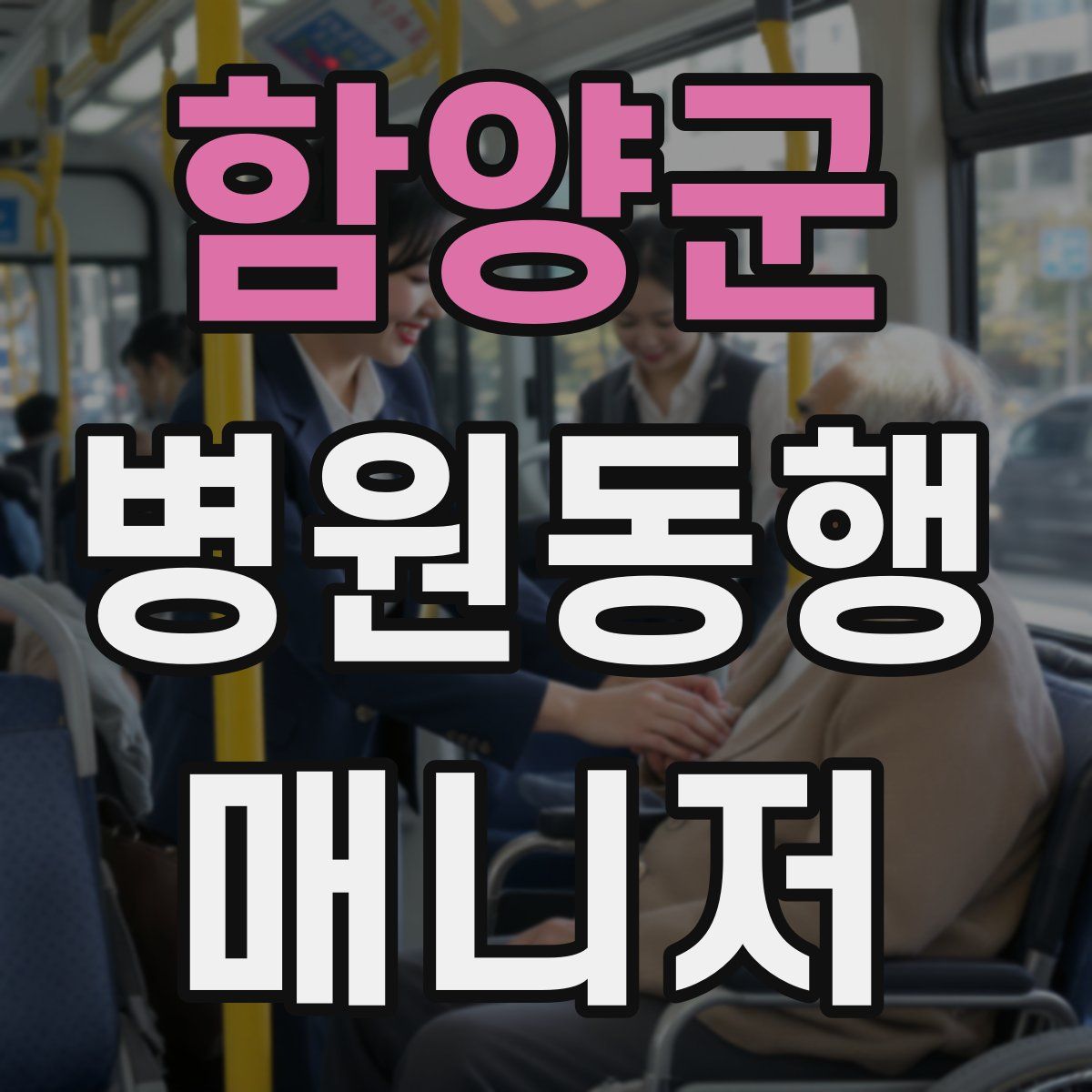 함양군 병원동행매니저 자격증