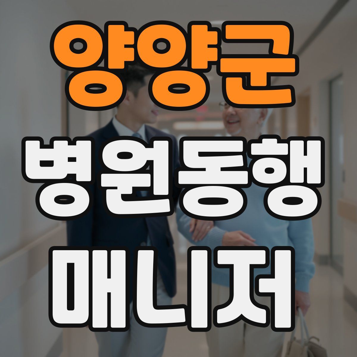 양양군 병원동행매니저 자격증