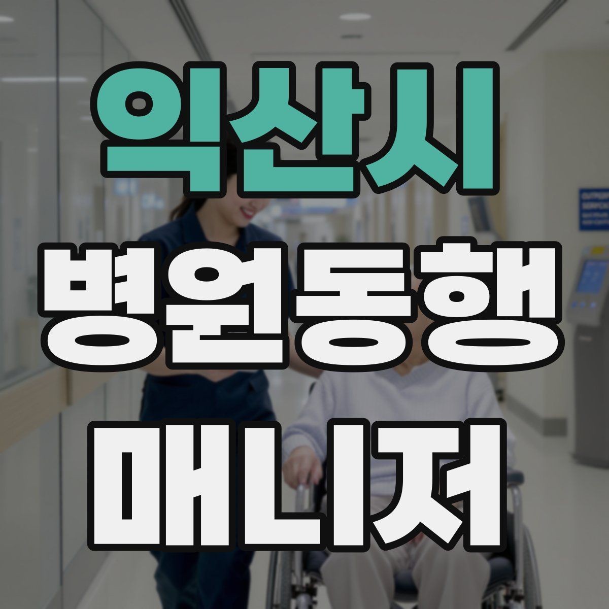 익산시 병원동행매니저 자격증 동행 비용 안내를 투명하게 하는 기준